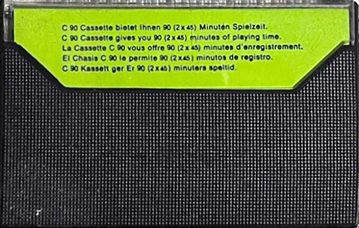 Compact Cassette Pinnacle 90 Type I Normal Europe