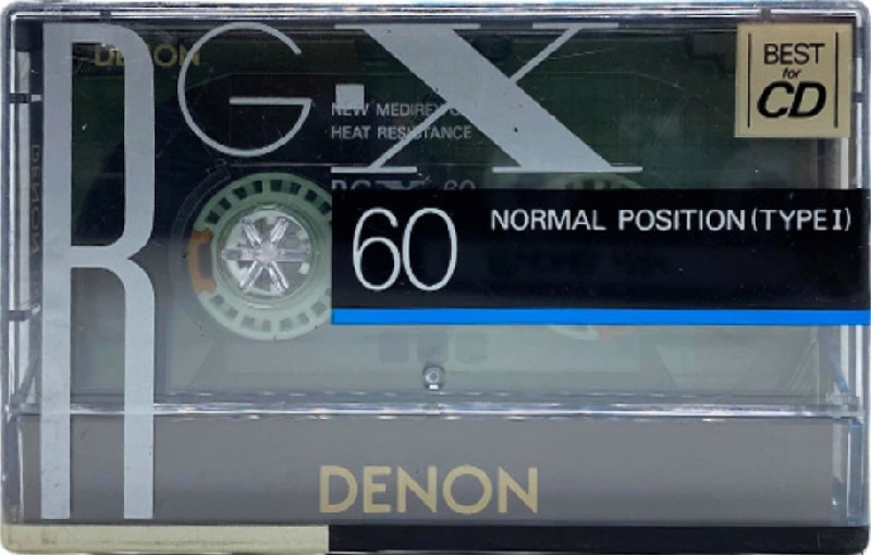 Compact Cassette Denon RG-X 60 Type I Normal 1990 Japan