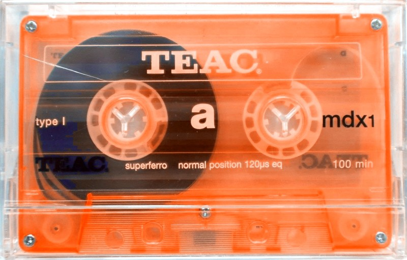 Compact Cassette Teac MDX1 100 Type I Normal Worldwide