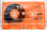Compact Cassette Teac MDX1 100 Type I Normal Worldwide