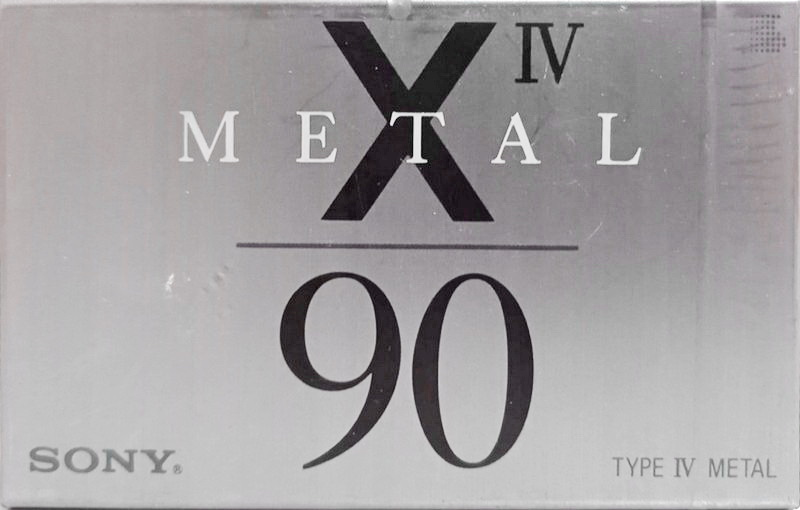 Compact Cassette Sony X IV 90 Type IV Metal 1992 Japan
