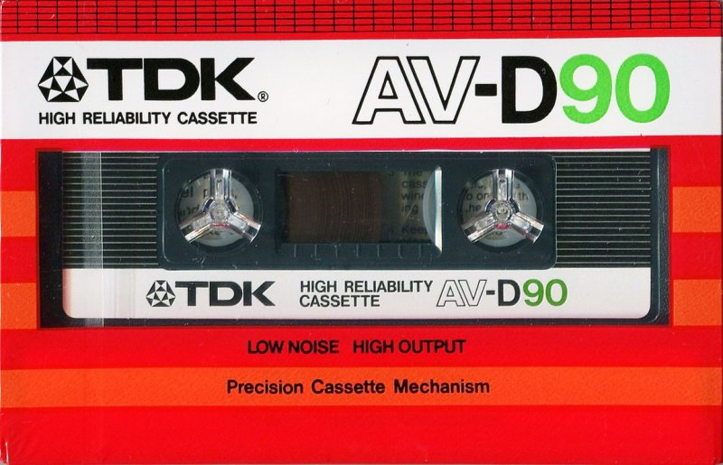 Compact Cassette: TDK  - AV-D 90