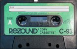 Compact Cassette Rezound Copy cassette 93 Type I Normal 1976 USA