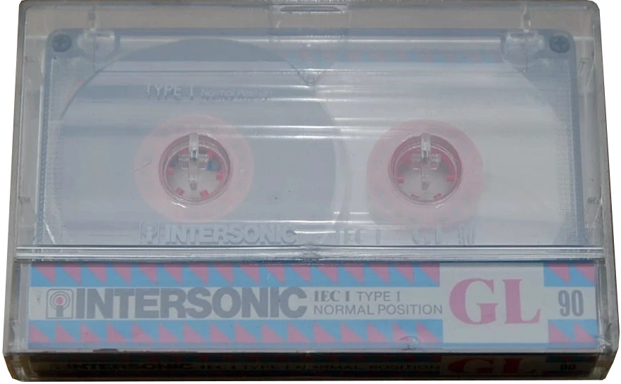 Compact Cassette Intersonic GL 90 Type I Normal Greece