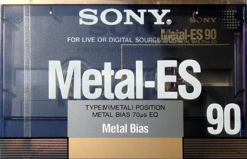 Compact Cassette: Sony  - Metal-ES 90