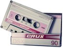 Compact Cassette CRUX DSX 90 "silver" Type I Normal 2021 Worldwide