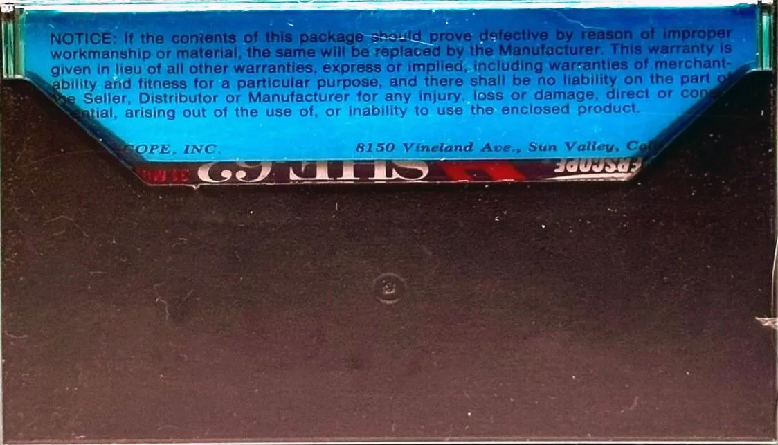 Compact Cassette Superscope SHF 62 Type I Normal 1975 USA