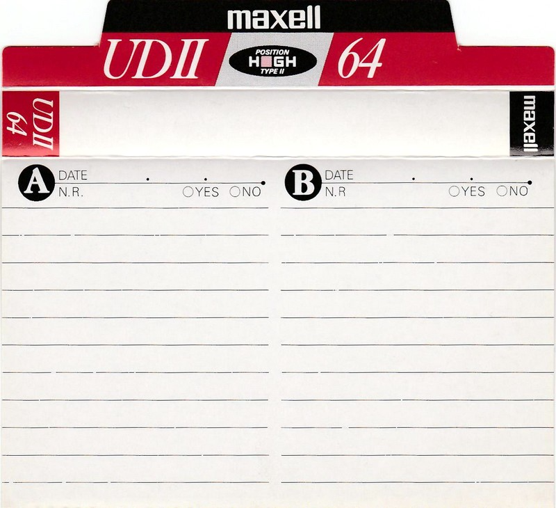 Compact Cassette: Maxell / Hitachi Maxell - UDII 64