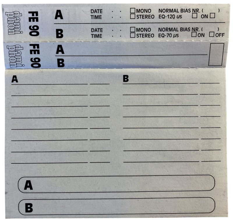 Compact Cassette Domiphon 90 Type I Normal 1989 Europe