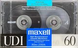 Compact Cassette Maxell UDI / UD1 60 Type I Normal 1988 USA
