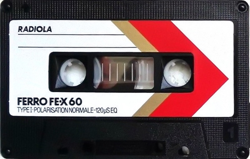 Compact Cassette Radiola FE-X 60 Type I Normal 1980 Belgium