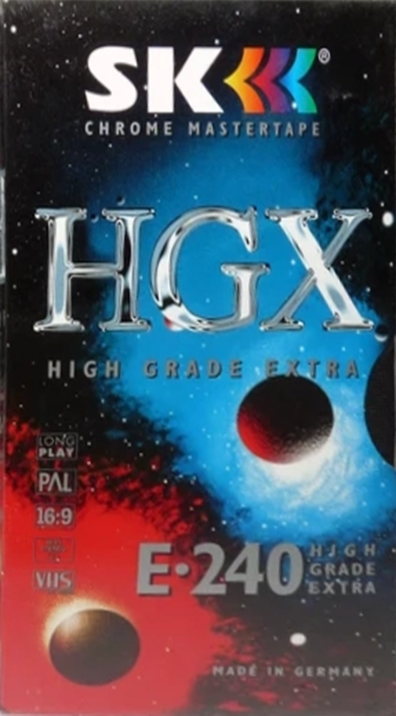VHS, Video Home System SK 240 "HGX" Type I Normal 1995 Germany