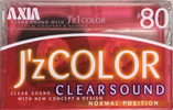 Compact Cassette AXIA J`z 1 Color 80 "JZ1J 80" Type I Normal 2002 Japan