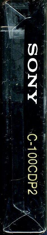 Compact Cassette Sony CD-IT PRO 100 "C-100CDP2" Type II Chrome 1992 North America