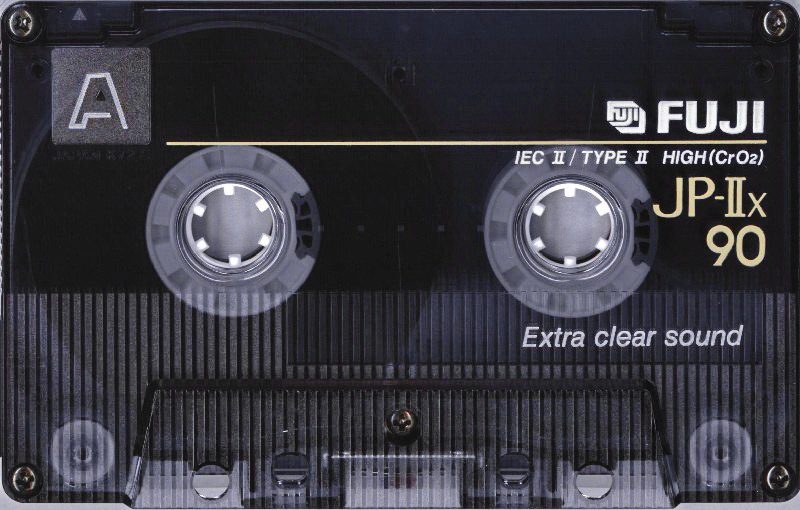 Compact Cassette Fuji JP-IIx 90 Type II Chrome 1990 Europe