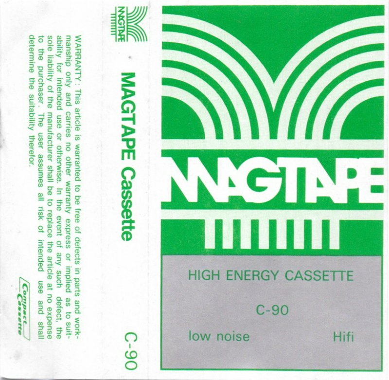 Compact Cassette Magtape 90 Type I Normal 1975 Germany