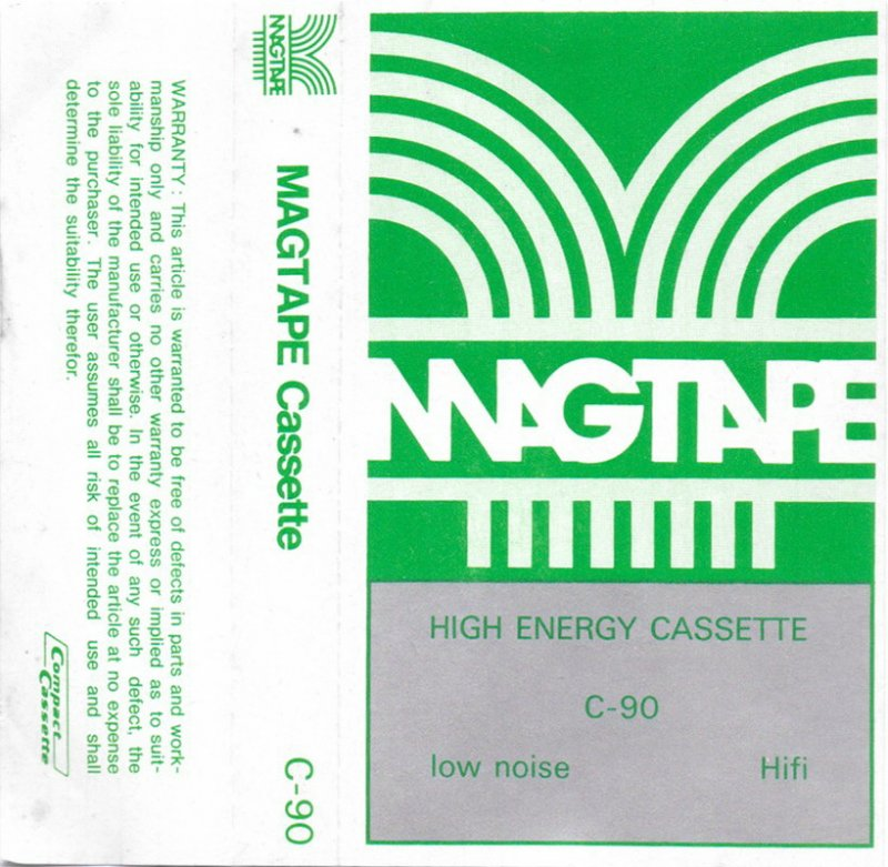 Compact Cassette: Unknown Magtape -  90