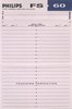 Compact Cassette Philips FS 60 Type I Normal 1989 Europe
