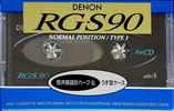 Compact Cassette Denon RG-S 90 Type I Normal 1991 Japan