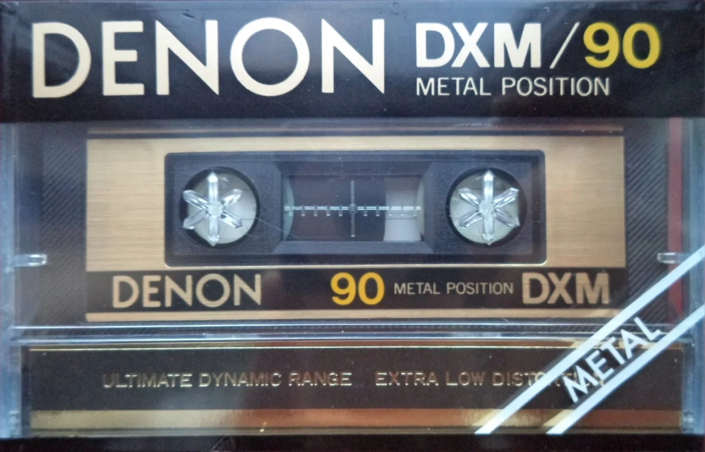 Compact Cassette Denon DXM 90 Type IV Metal 1981 Europe