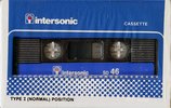 Compact Cassette Intersonic SD 46 Type I Normal 1983 Greece