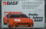 Compact Cassette BASF Chromdioxid Super II 90 "Mustercassette Profis fahren" Type II Chrome 1981 Germany