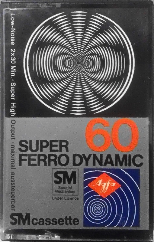 Compact Cassette AGFA Super Ferro Dynamic 60 Type I Normal 1977 Europe