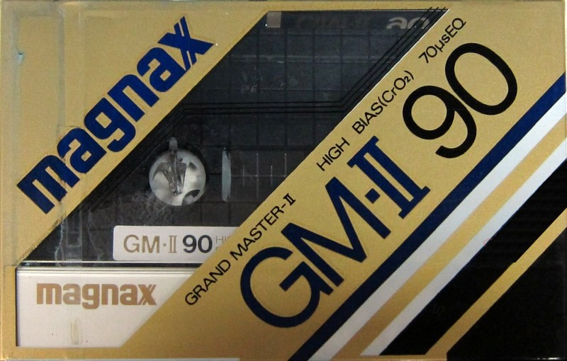 Compact Cassette Magnax GM-II 90 "Grand Master II" Type II Chrome 1982 Japan