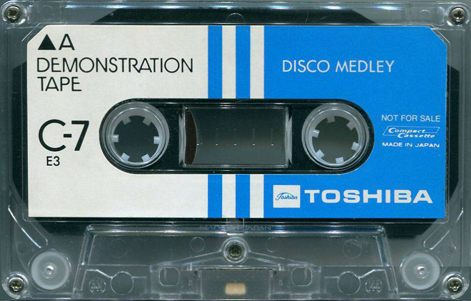 Compact Cassette Toshiba 7 "E3" Demonstration Tape Japan