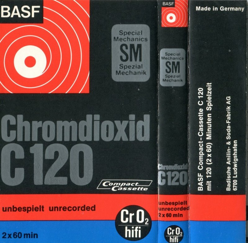 Compact Cassette: BASF  - Chromdioxid 120