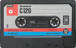Compact Cassette BASF Chromdioxid 120 Type II Chrome 1972 Europe