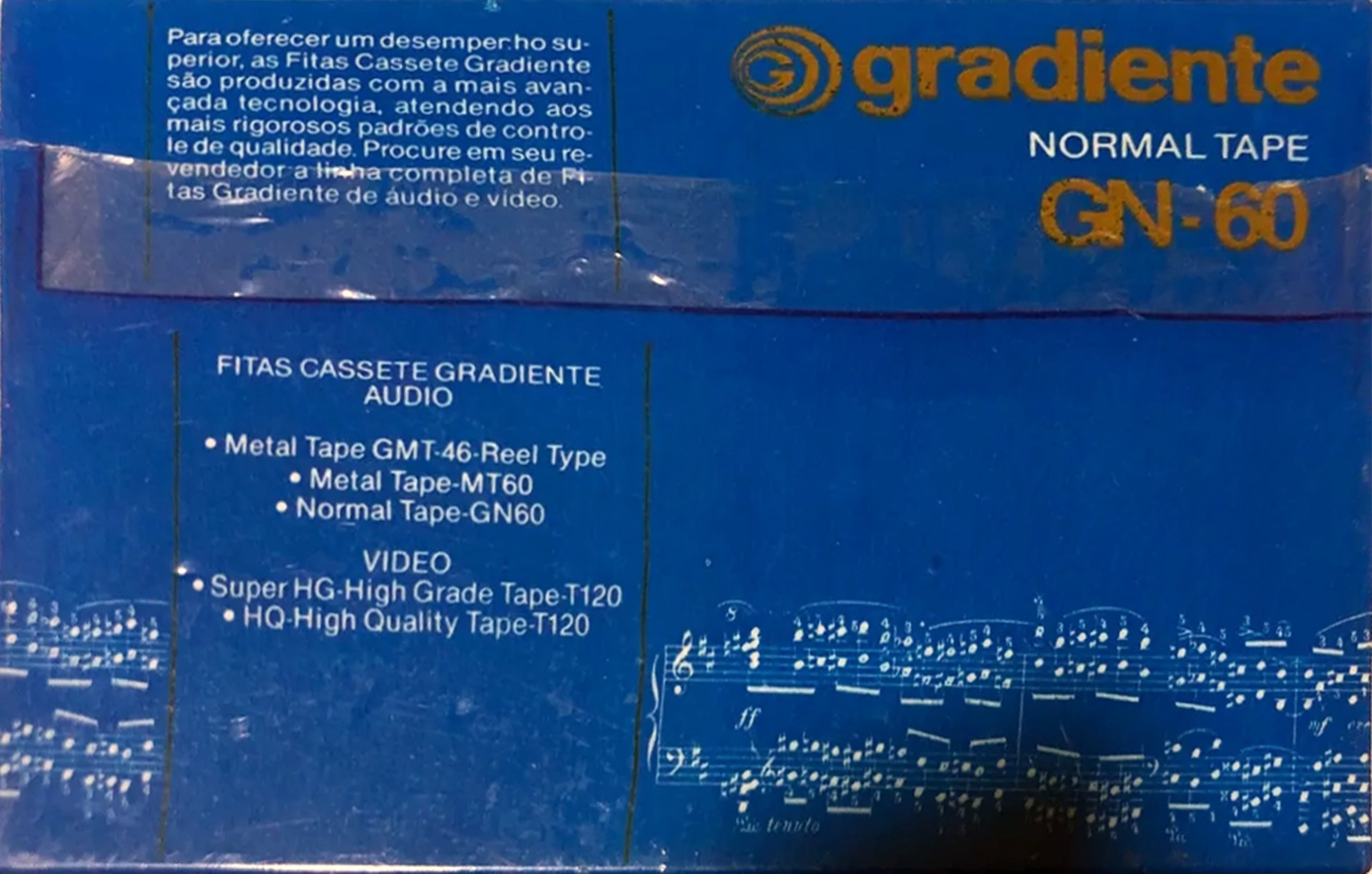 Compact Cassette Gradiente GN 60 Type I Normal 1988 Latin America