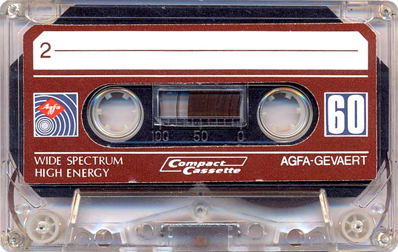 Compact Cassette AGFA 60 Type I Normal 1980 Germany