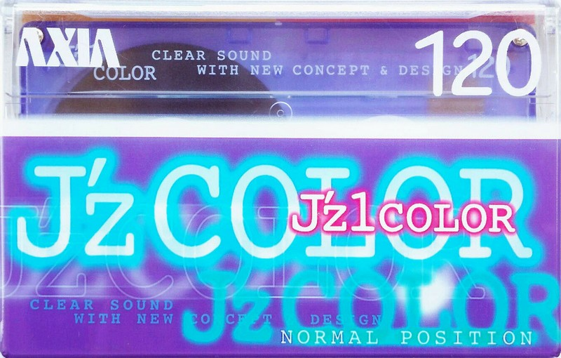 Compact Cassette AXIA J`z 1 Color 120 "JZ1J 120" Type I Normal 2000 Japan
