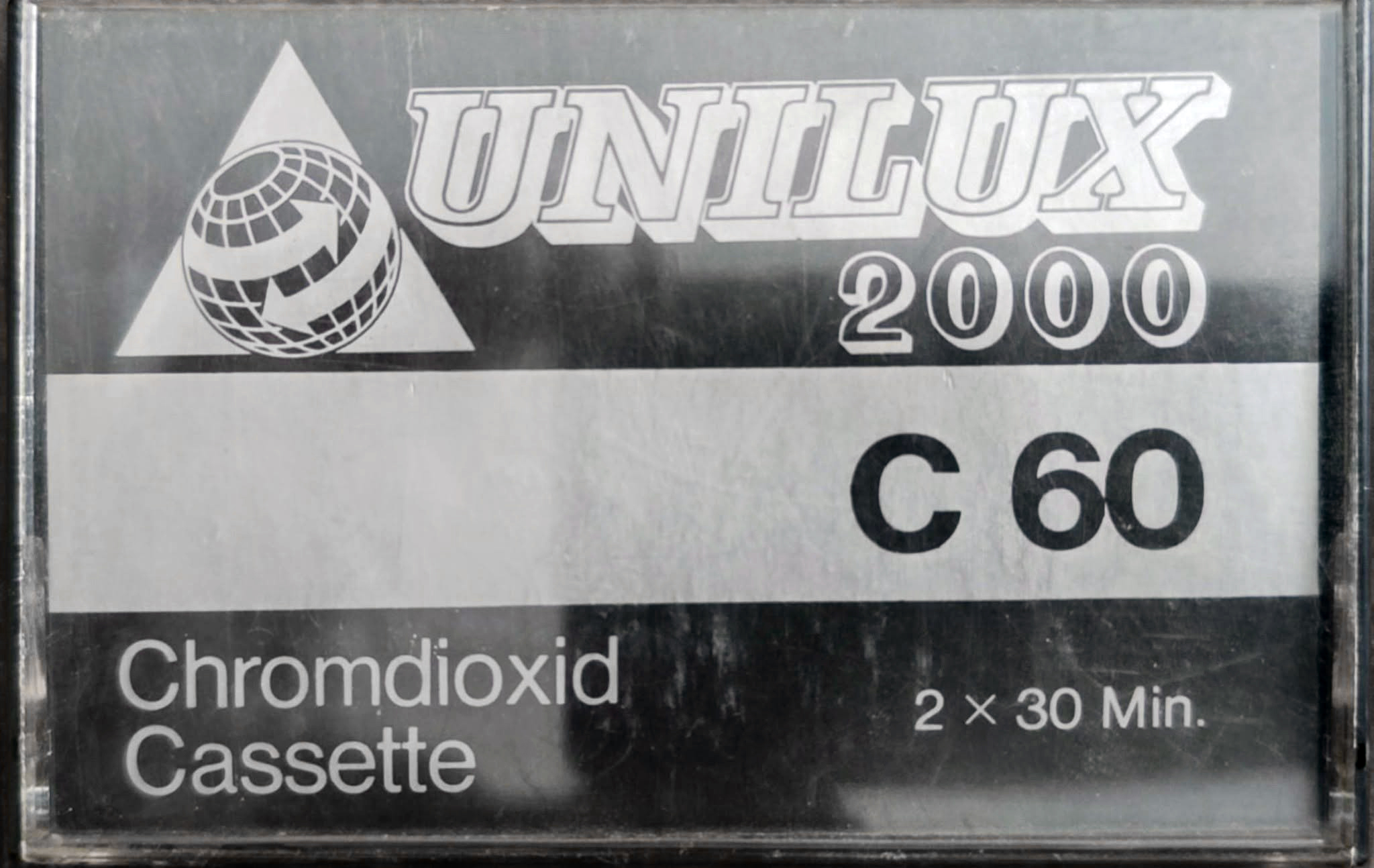 Compact Cassette Unilux 2000 60 Type II Chrome Germany