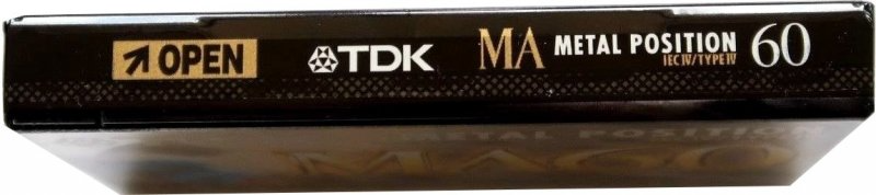 Compact Cassette TDK MA 60 "MA-90" Type IV Metal 1997 Worldwide