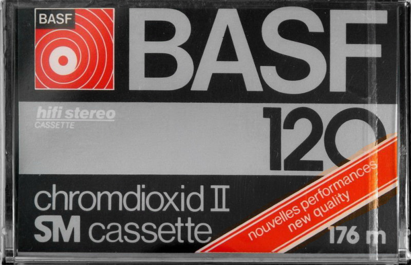 Compact Cassette BASF Chromdioxid II 120 Type II Chrome 1979 Europe