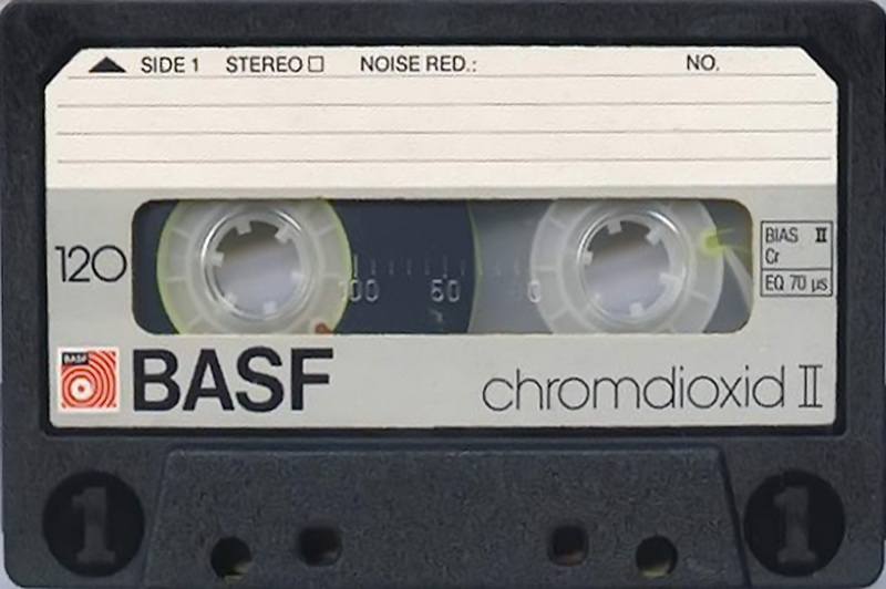 Compact Cassette BASF Chromdioxid II 120 Type II Chrome 1979 Europe