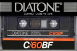 Compact Cassette Diatone BF 60 Type I Normal 1983 Japan