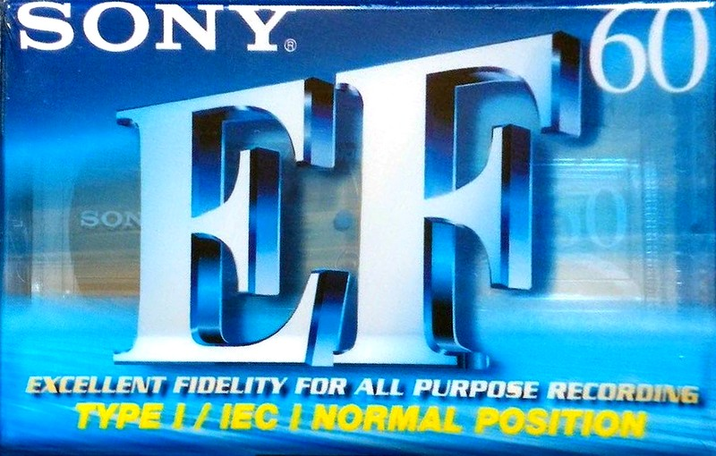 Compact Cassette Sony EF 60 "C-60EFB" Type I Normal 2002 Europe