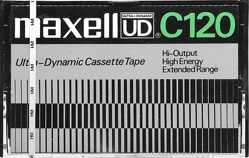 Compact Cassette Maxell UD 120 Type I Normal 1972 USA