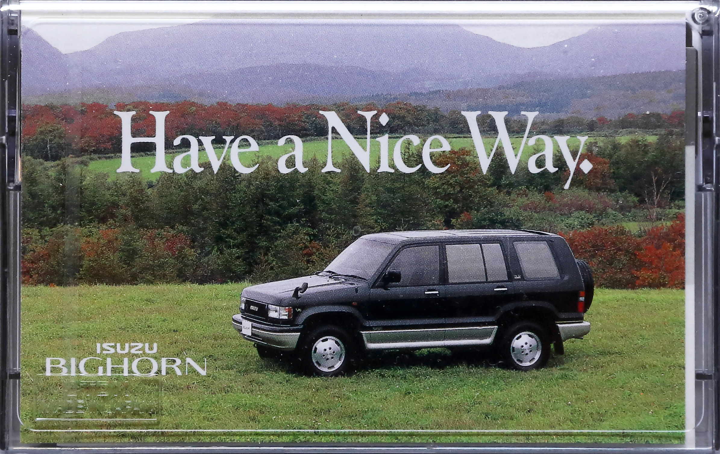 Compact Cassette TDK SR 54 "Isuzu Bighorn Ad." Type I Normal 1991 Japan