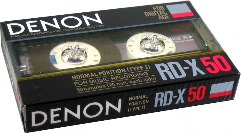 Compact Cassette Denon RD-X 50 Type I Normal 1986 Japan