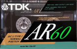 Compact Cassette TDK AR 60 "AR60" Type I Normal 1990 North America