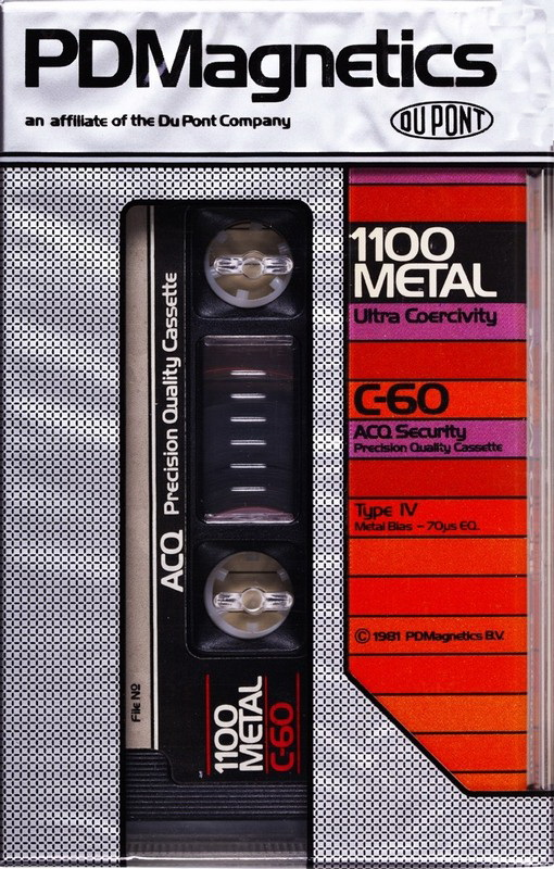 Compact Cassette:  PDM - 1100 Metal 60