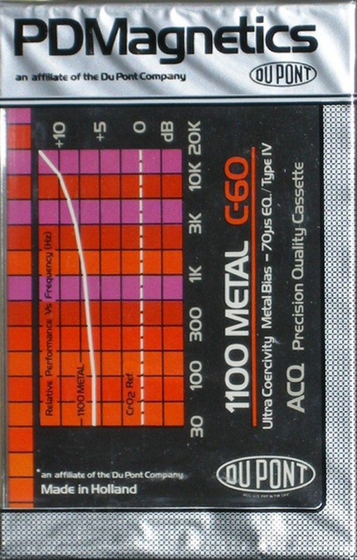 Compact Cassette:  PDM - 1100 Metal 60