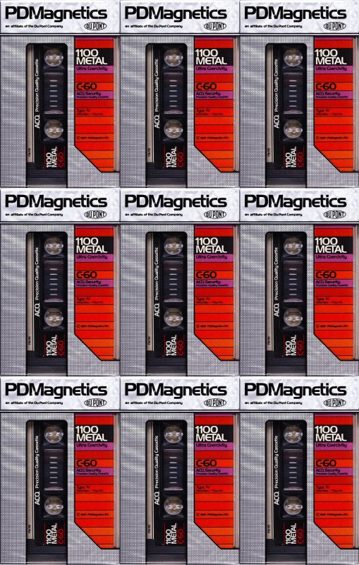 Compact Cassette:  PDM - 1100 Metal 60