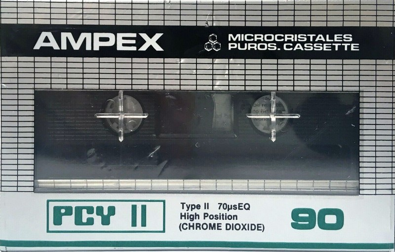 Compact Cassette Ampex PCY 90 "PCY II" Type II Chrome 1980 North America