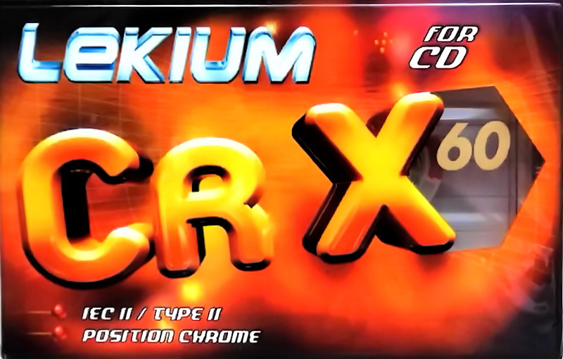 Compact Cassette Lekium CR X 60 Type II Chrome Europe