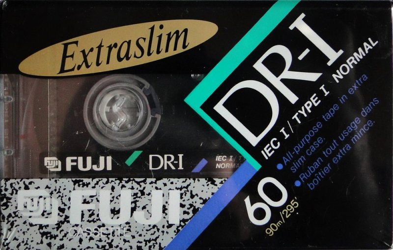 Compact Cassette Fuji DR-I 60 Type I Normal 1990 North America